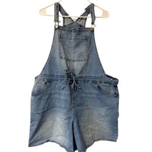 Maurices Blue Denim Jumpsuit